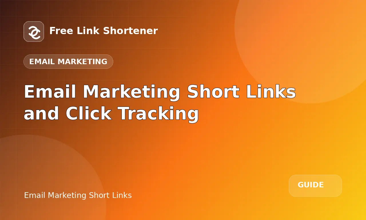 Email Marketing Short Links and Click Tracking