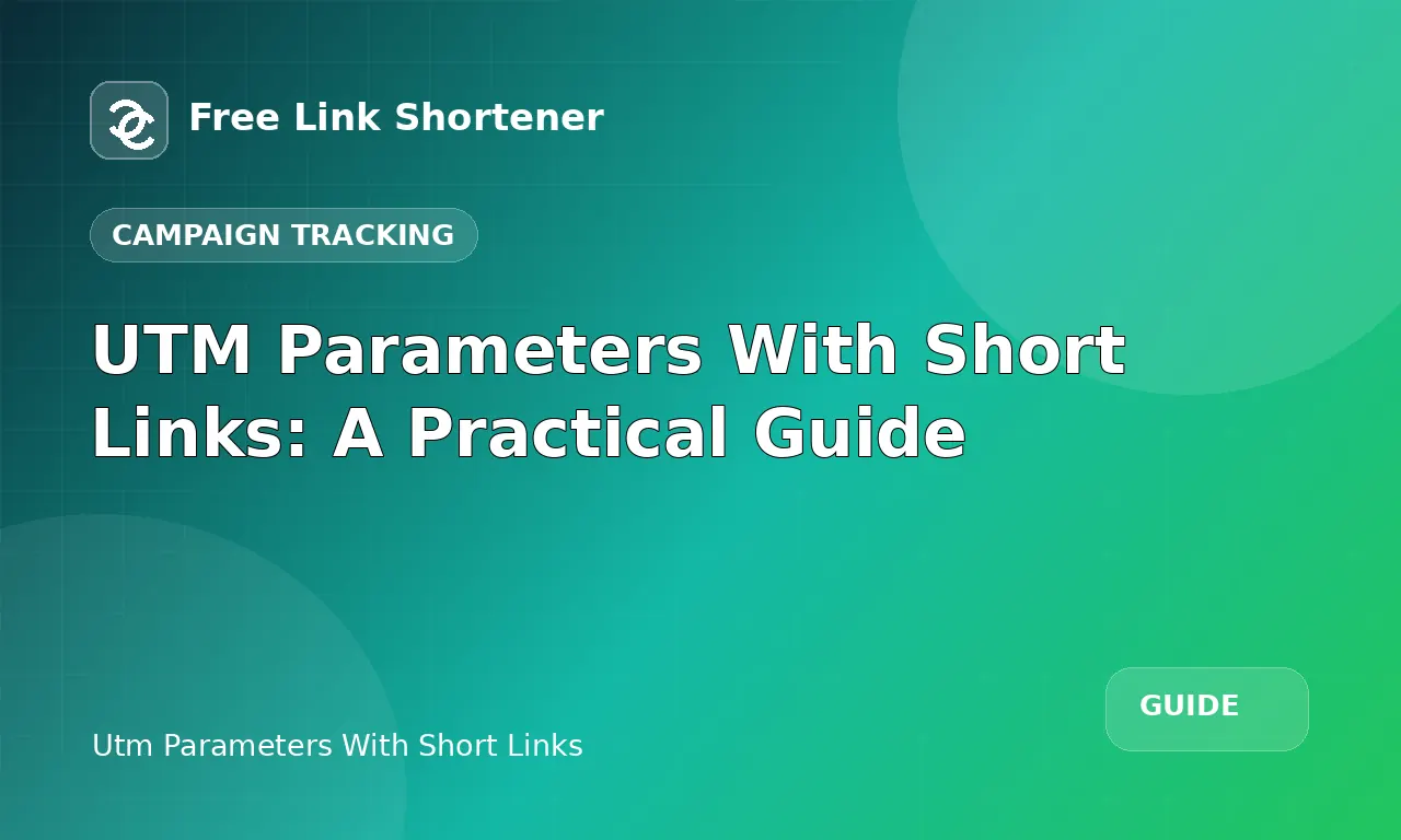 UTM Parameters With Short Links: A Practical Guide
